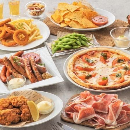 <Private Party Plan> [Extra Course] 2-hour all-you-can-drink & options included: ¥4950 ⇒ ¥4500 (tax included)