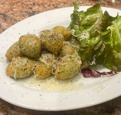 Zeppoline with Parmesan and Black Pepper