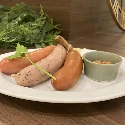 ソーセージ3種盛り合わせ
