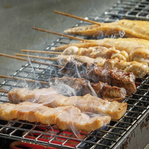 Our proud yakitori is of high quality and deliciousness.