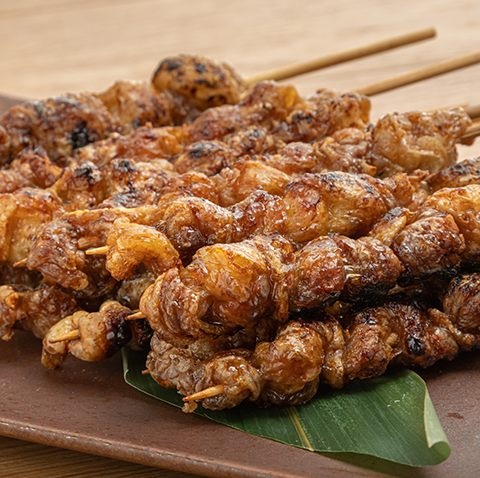 名物！博多とり皮巻き巻き串