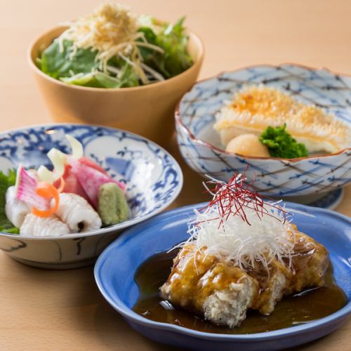 天然出汁で味わう本格料理