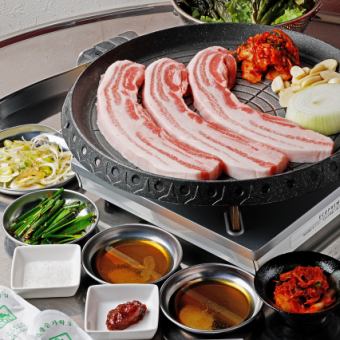 [\3750→\2750] Royal road!! Domestic samgyeopsal course [Limited time only]