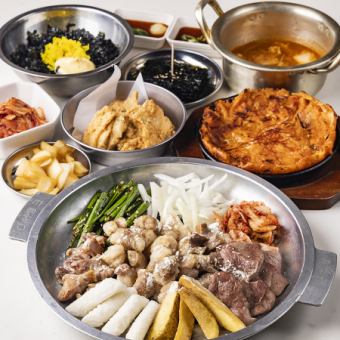 【選べる追加飲み放題プラン】全8品 コプチャンコース お料理のみ 3,850円~