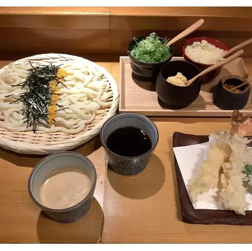 海老天 ざるうどん