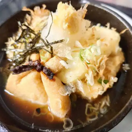 モッツァレラと豆腐の揚げ出し