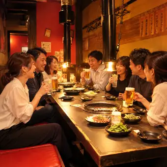 【当日OK！20:30～限定】2軒目に最適！おつまみとサク飲み2次会七輪コース（90分飲放）3,500円