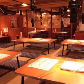 和を基調とした店内は、老若男女問わず過ごしやすい雰囲気。人数に合ったお席をご案内いたします。いつでも気軽にお越しください!