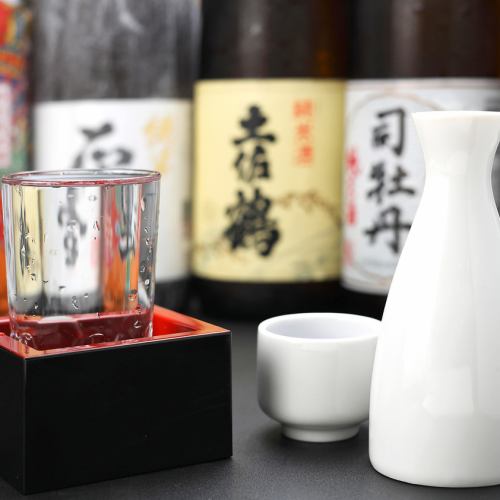 土佐の地酒「司牡丹」「土佐鶴」など多彩なラインナップ