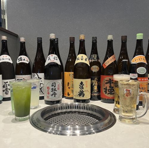 コースに飲み放題を付けることも★幅広いドリンク内容！