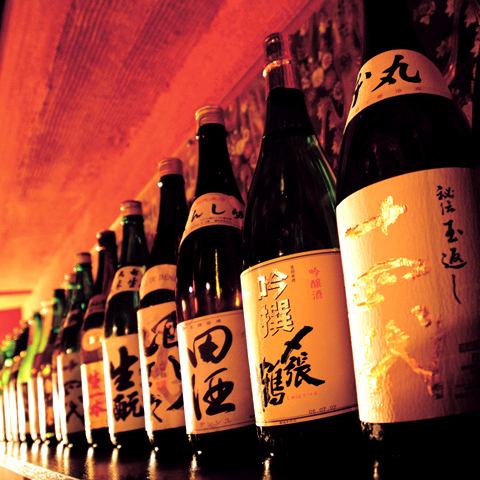 Delicious liquor and delicious sake.Please enjoy the brands carefully selected from all over the country