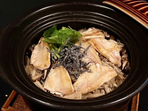 のどぐろの塩こんぶ炊き込みごはん