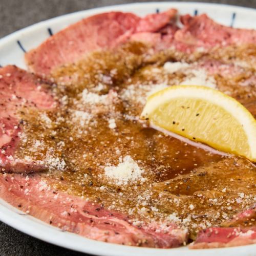 牛タン檸檬カルパッチョ