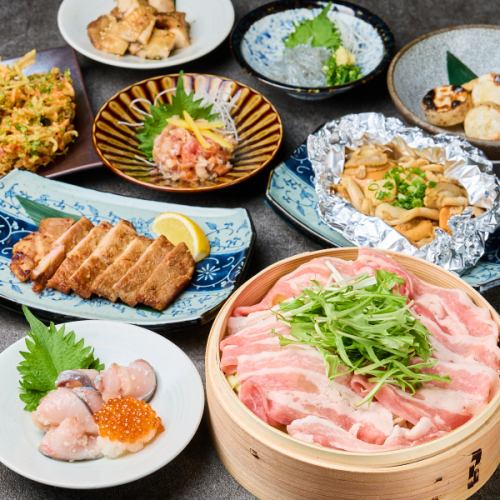 【梅田個室居酒屋】充実の飲み放題付きコース。