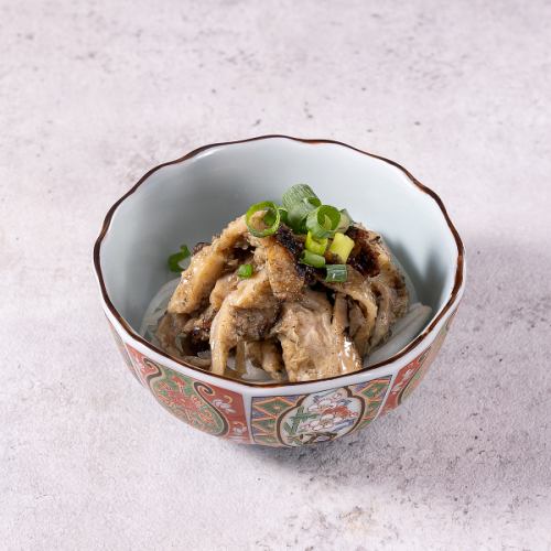 炭火焼き風鶏皮ポン酢