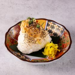 ネギ味噌焼きおにぎり