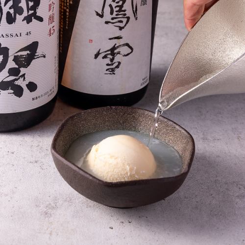 酒ぶっかけアイス