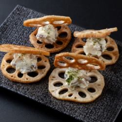 いぶりがっこクリームチーズ