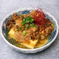 牛すじぶっかけ出し巻き玉子