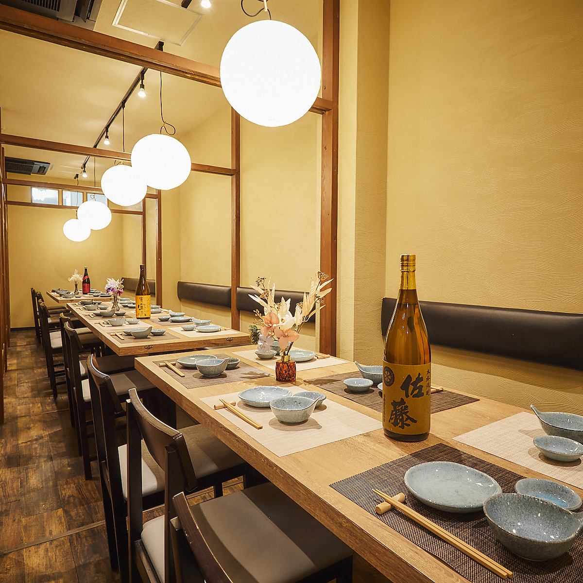 大人数での宴会も可能◎飲み放題付きコースもご用意あり！