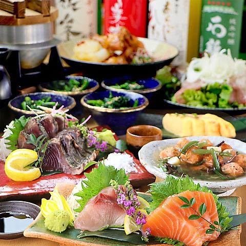 ＼新年会・宴会ご予約受付中／熟成魚と熟成肉コース3500円～！肉と海鮮の和風創作料理と120種飲み放題！