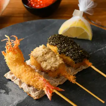 満腹プラン【特選串揚げランチ10本コース】5500円(税込)