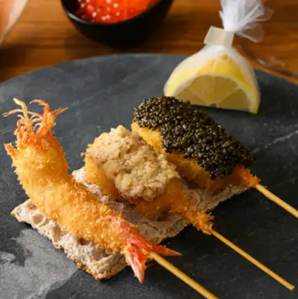 満腹プラン【特選串揚げランチ10本コース】5500円(税込)