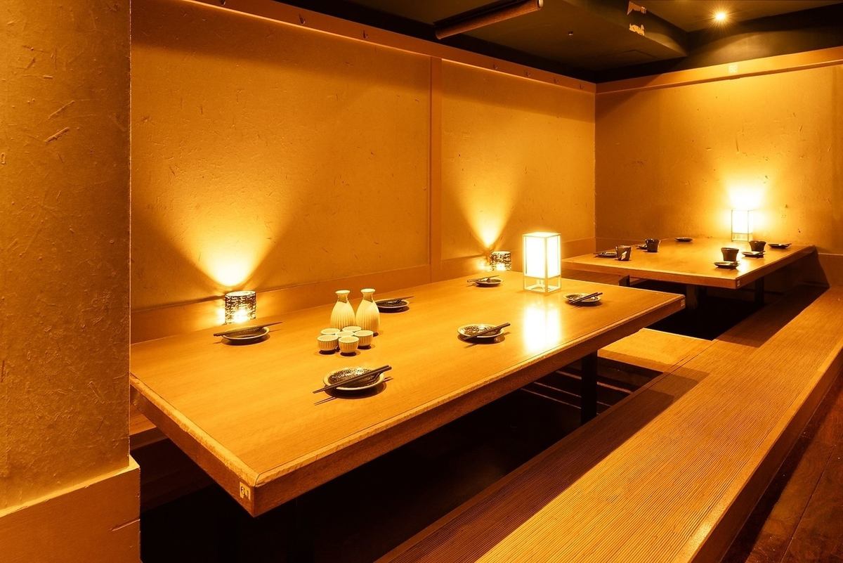 Medium-sized banquets are also welcome. All seats are private rooms and smoking is allowed! 2 minutes on foot from Sendai Station!