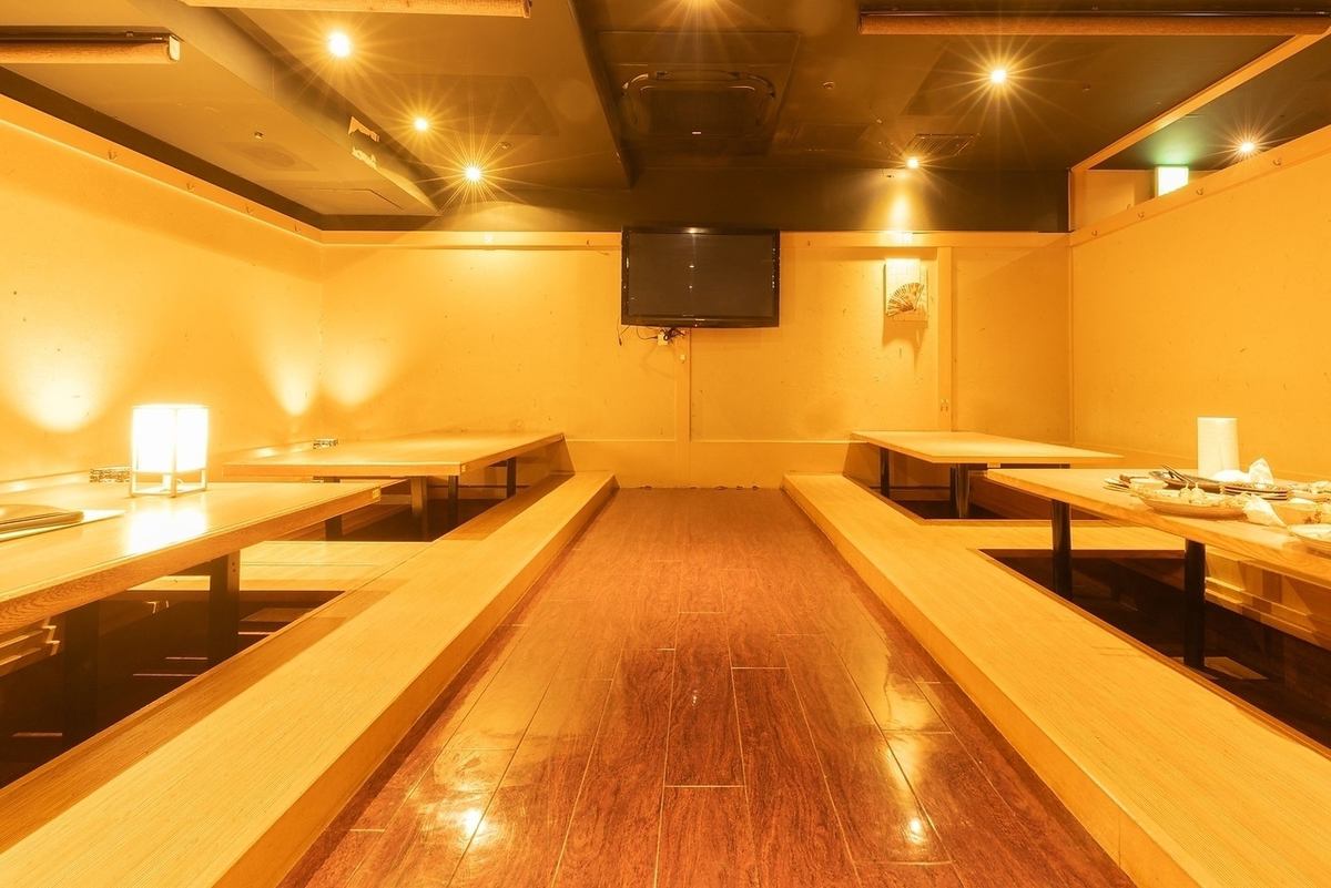 Large banquets are also welcome. All seats are private rooms and smoking is allowed! 2 minutes on foot from Sendai Station!