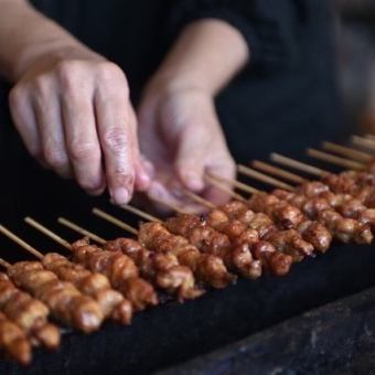 【平日限定】絶品！極の串焼き含む全8品生ビール付き3H飲放題4000円→3500円