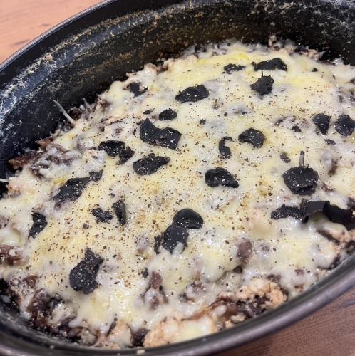 トリュフと謎(？)きのこのチーズリゾット