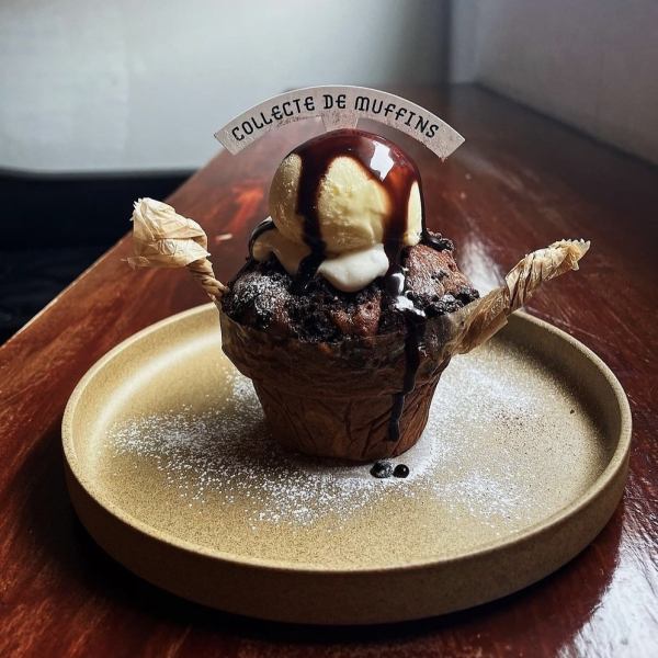 チョコバナナマフィン～店内アイストッピング～