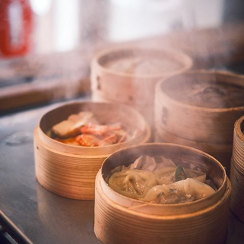 Assortment of 3 types of juicy dumplings