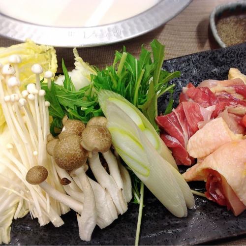 【お鍋】大和肉鶏の飛鳥鍋