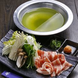 大和ポークの茶しゃぶ鍋