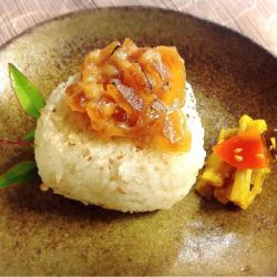 奈良漬けの焼きおにぎり