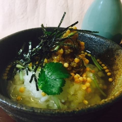 鶏味噌茶漬け