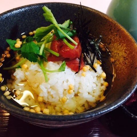 梅茶漬け／鶏わさ茶漬け