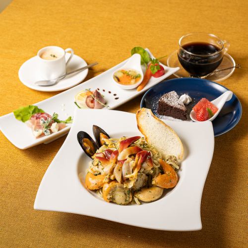 A total of 11 types of pasta courses to choose from, including 2 types of special sweets ◎ [Course 2,000 yen (tax included)]
