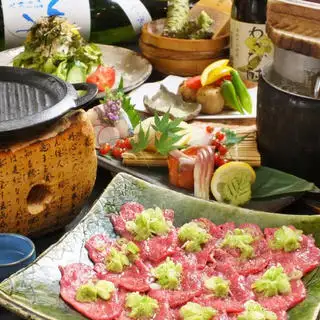 【料理長お任せコース】その日の厳選食材・旬食材で彩る充実の9品6000円《お料理のみ》