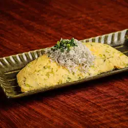 生海苔しらすのだし巻き卵