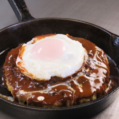 お好み焼きの中には・・・