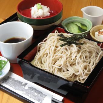 Lunch menu [Soba Gozen 1815 yen]
