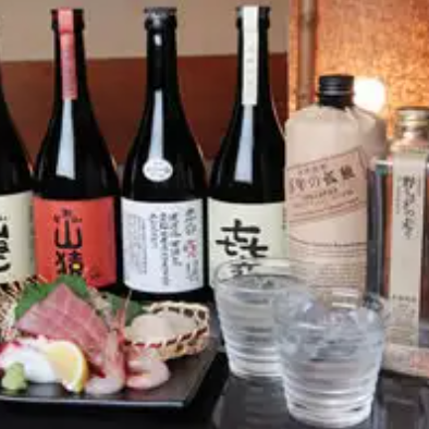 豊富な種類のお酒!