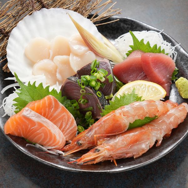 海鮮料理も自慢です!◆『刺身五点盛り』