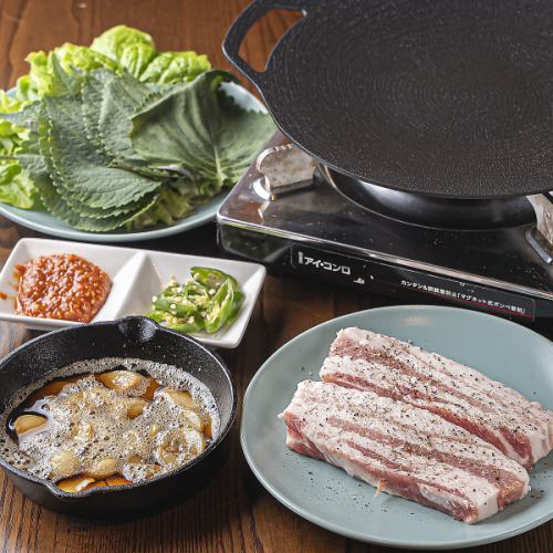 大人気！【サムギョプサル（税込3,300円）】※予約制となっております！