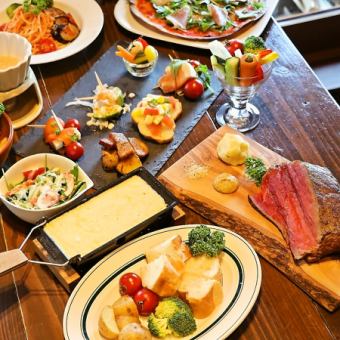 アヒージョコース全7品2,500円(税込)