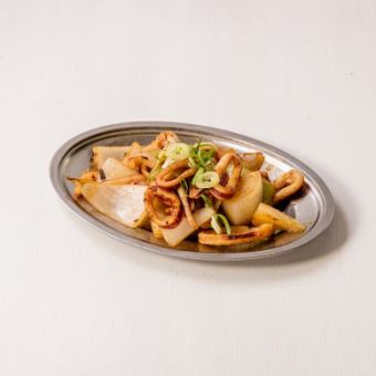 イカのバター醤油焼き