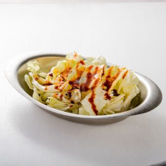 オニオンスライス/ごま酢もやし/ねぎメンマ/うまだれキャベツ
