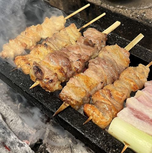さばきたて伊勢赤どり付き　１０串たっぷり満喫コース